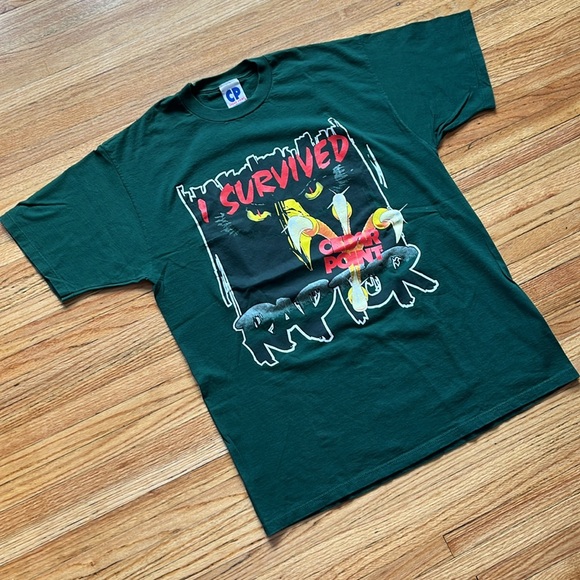 Vintage Cedar Point Raptor T-Shirt / XL / 90s - Picture 2 of 6